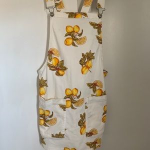 Lemon overall dress